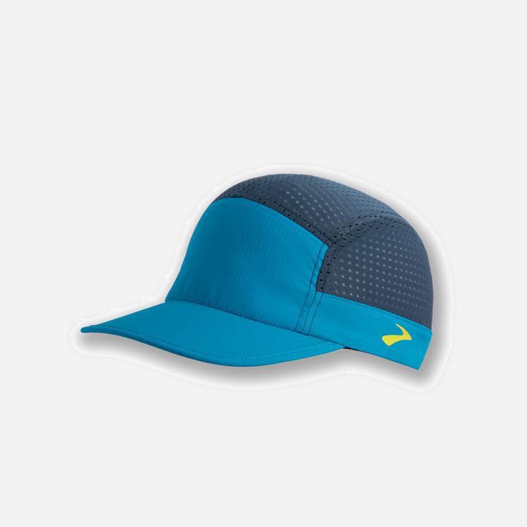 Brooks Propel Mesh Mens Running Hat Ireland Electric Blue/Alpine (UKBT-51874)